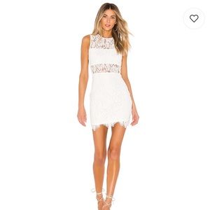 Revolve - Superdown Suri Sleeves White Lace Dress